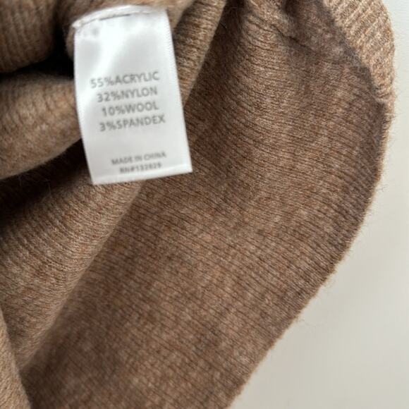 Camila Coelho Emelia in Beige Wool Blend Mini Sweater Dress Size: S - Picture 4 of 6